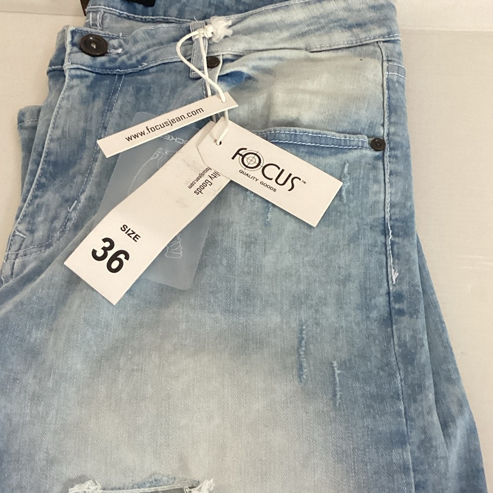 Focus Light Blue Men’s Bootcut Jeans